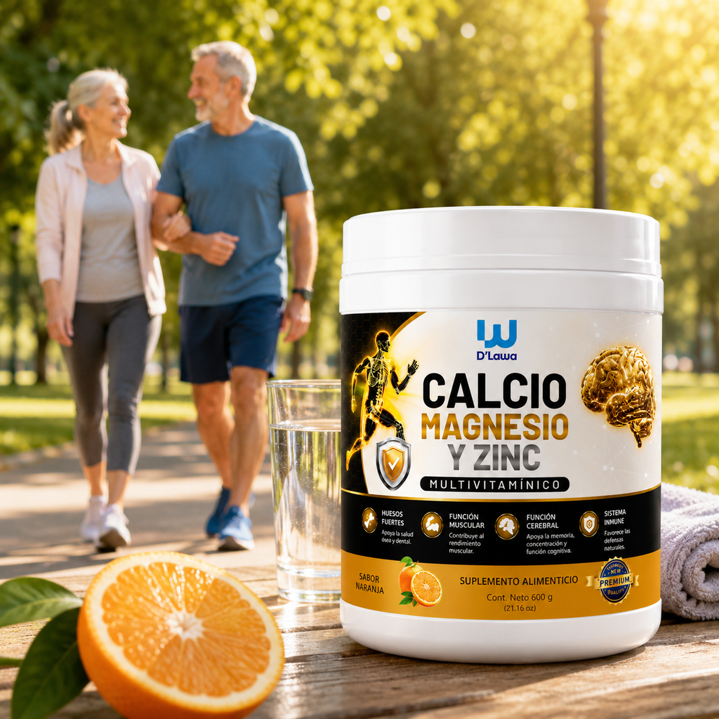 Calcio Magnesio y Zinc