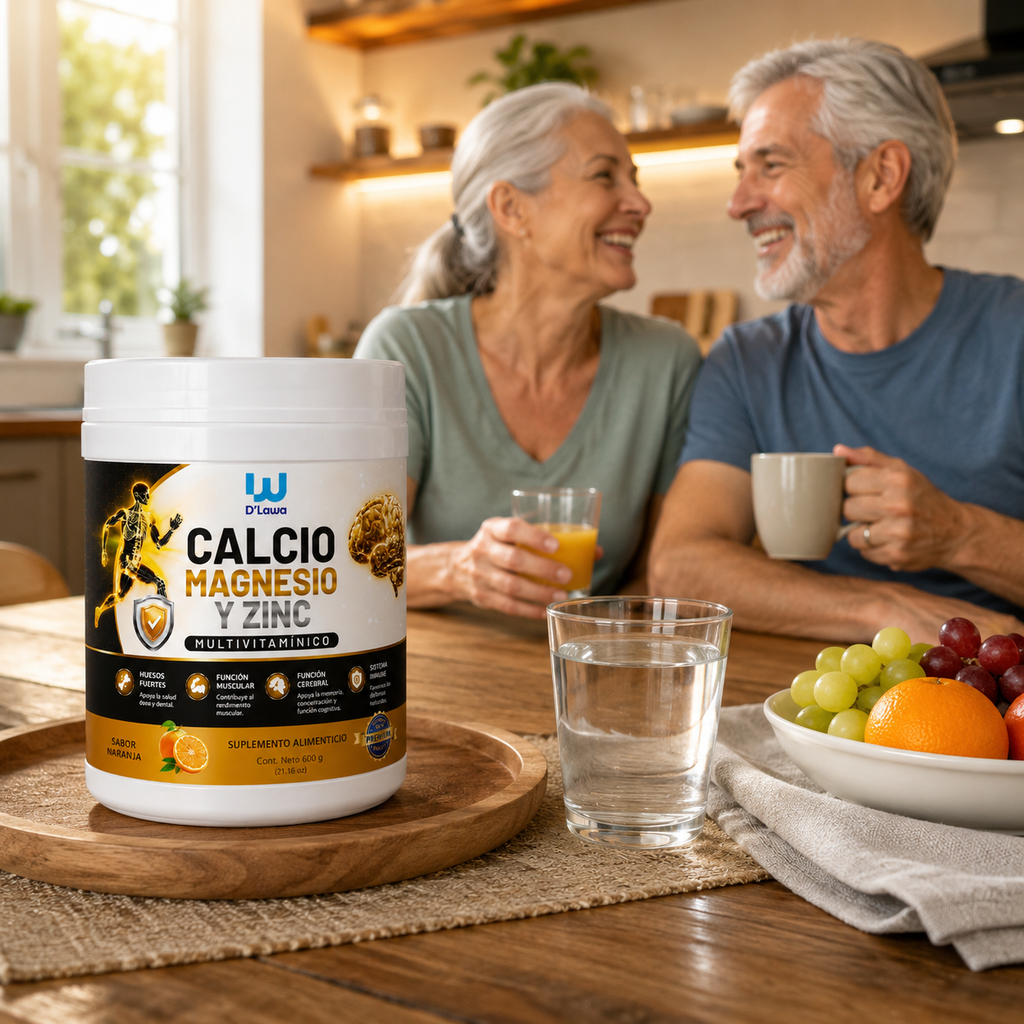 Calcio Magnesio y Zinc