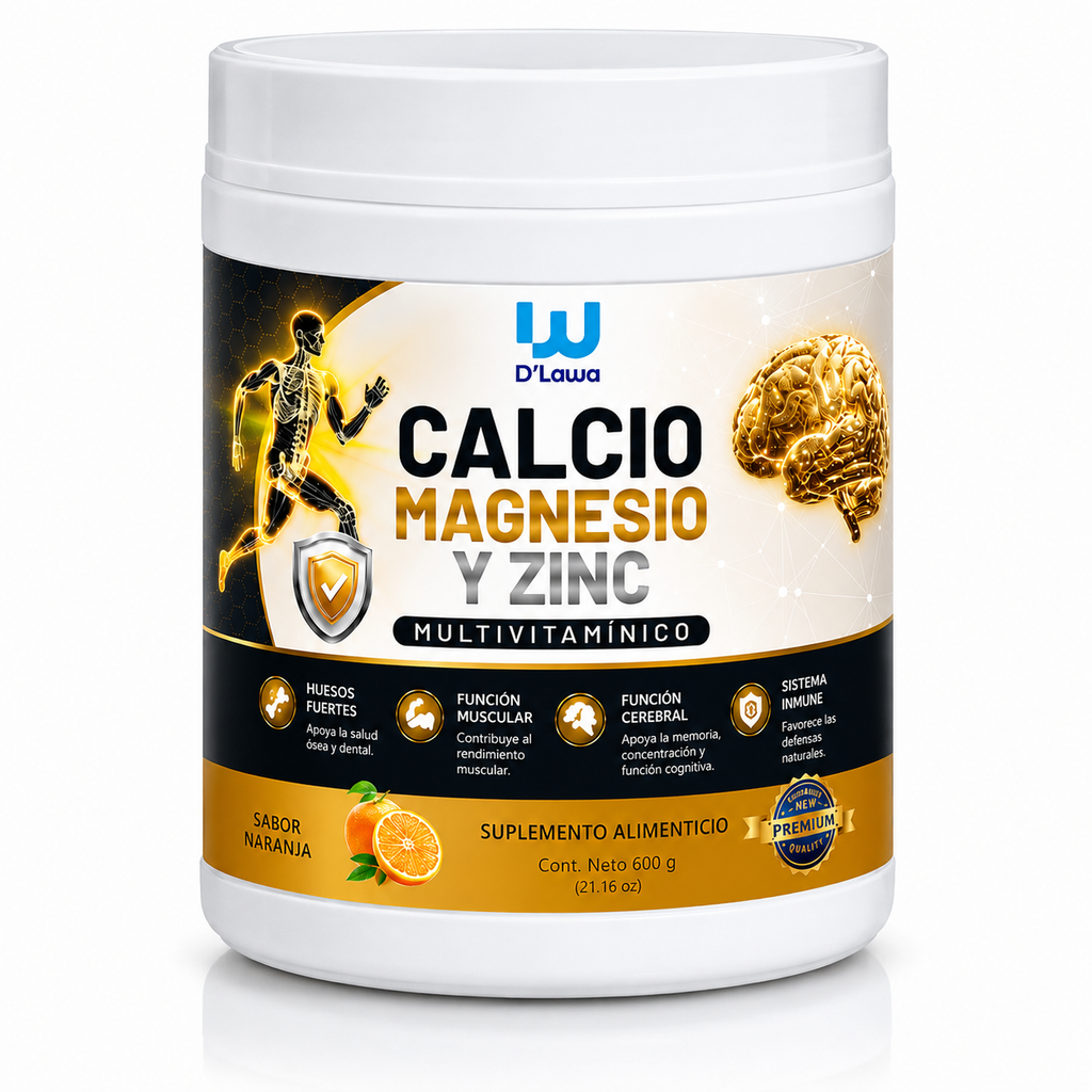 Calcio Magnesio y Zinc