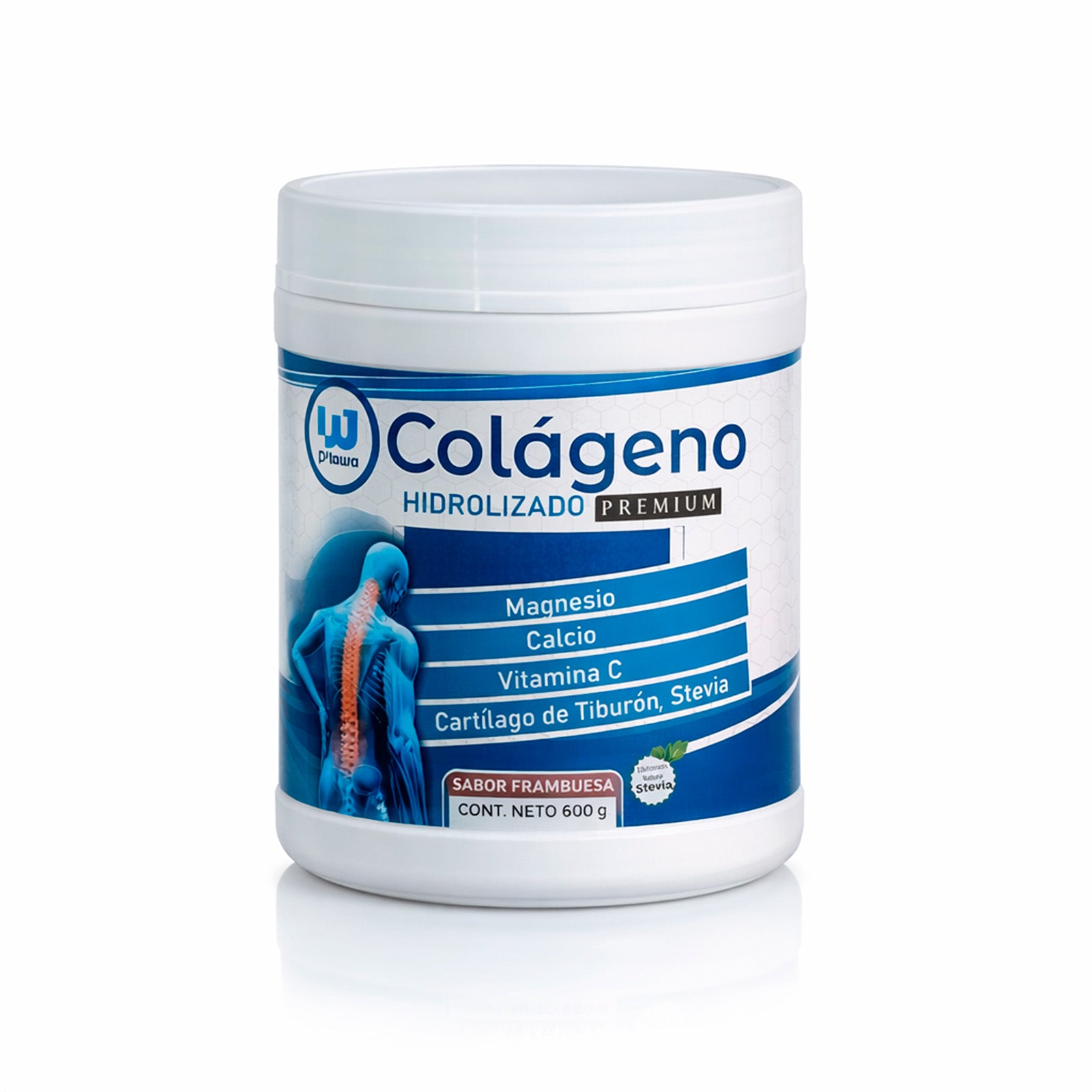 Cólageno Hidrolizado Premium 600g Sabor Frambuesa
