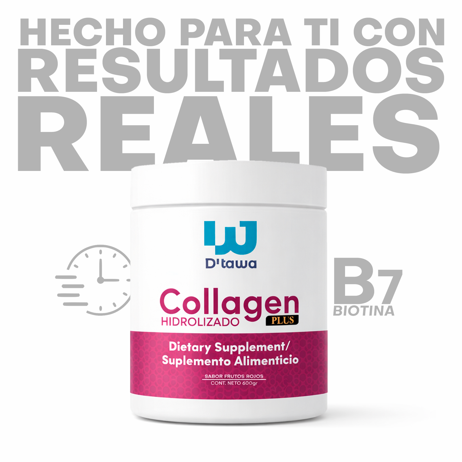 Colageno Plus 600g Biotina + Aguaje