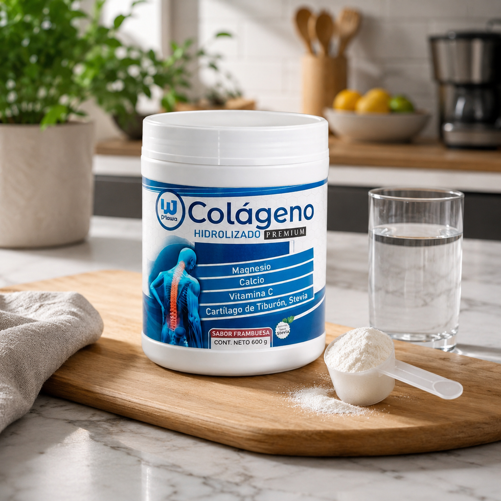 Cólageno Hidrolizado Premium 600g Sabor Frambuesa