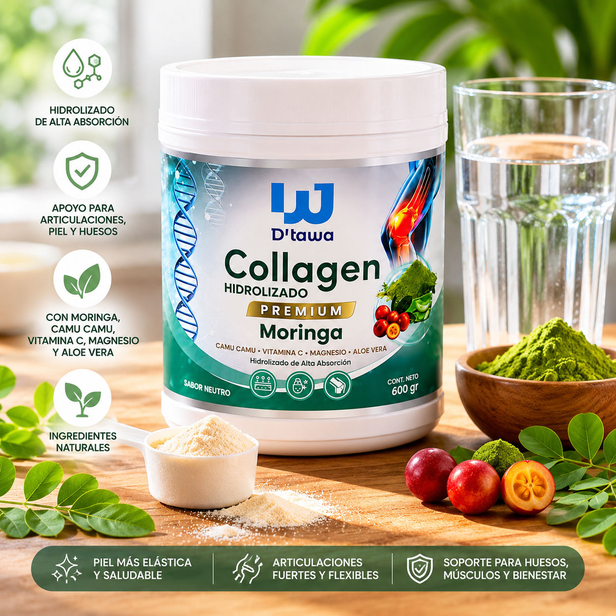 Colageno Moringa 600g