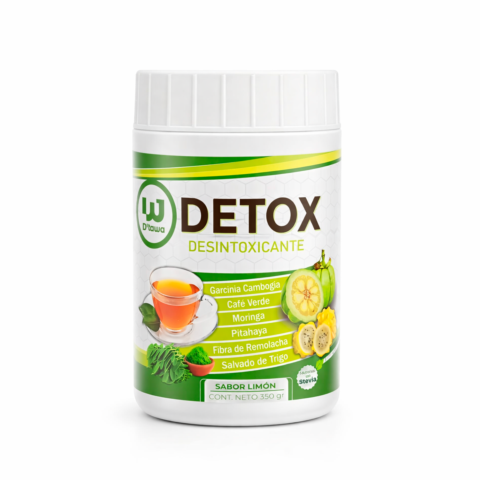 DETOX Desintoxicante 350g – Sabor Limón