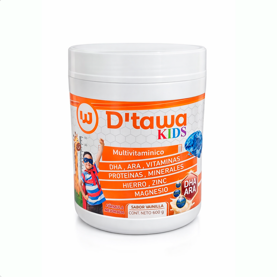 D'TAWA KIDS – Multivitamínico Infantil 600g – Sabor Vainilla
