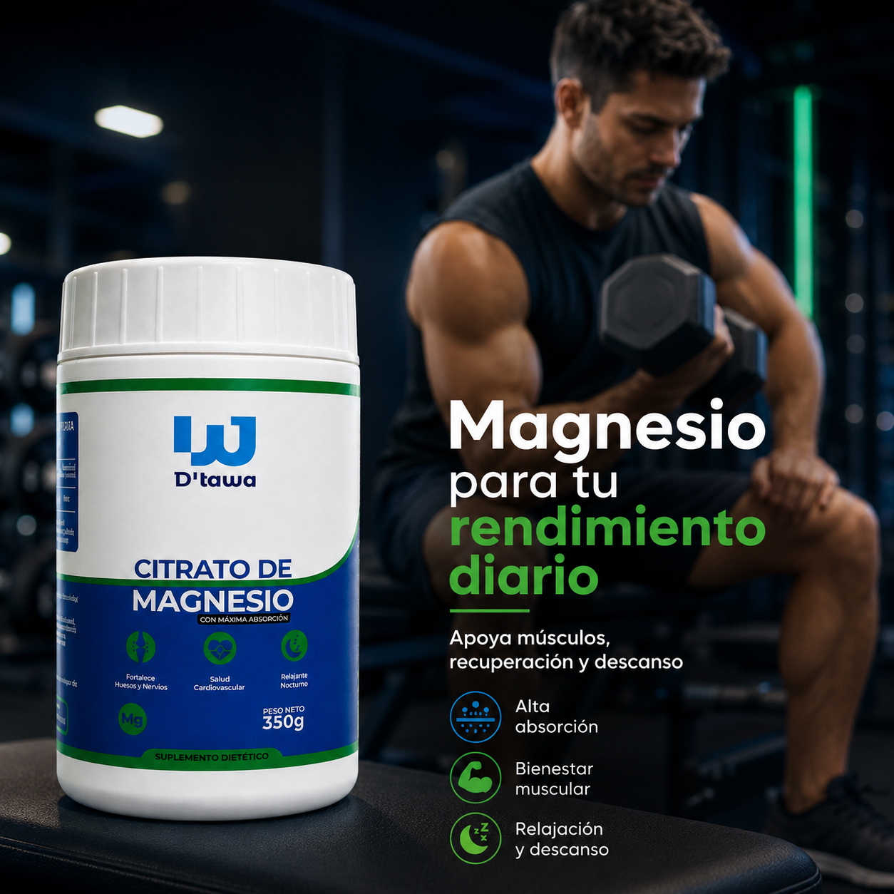 Citrato de Magnesio 350g