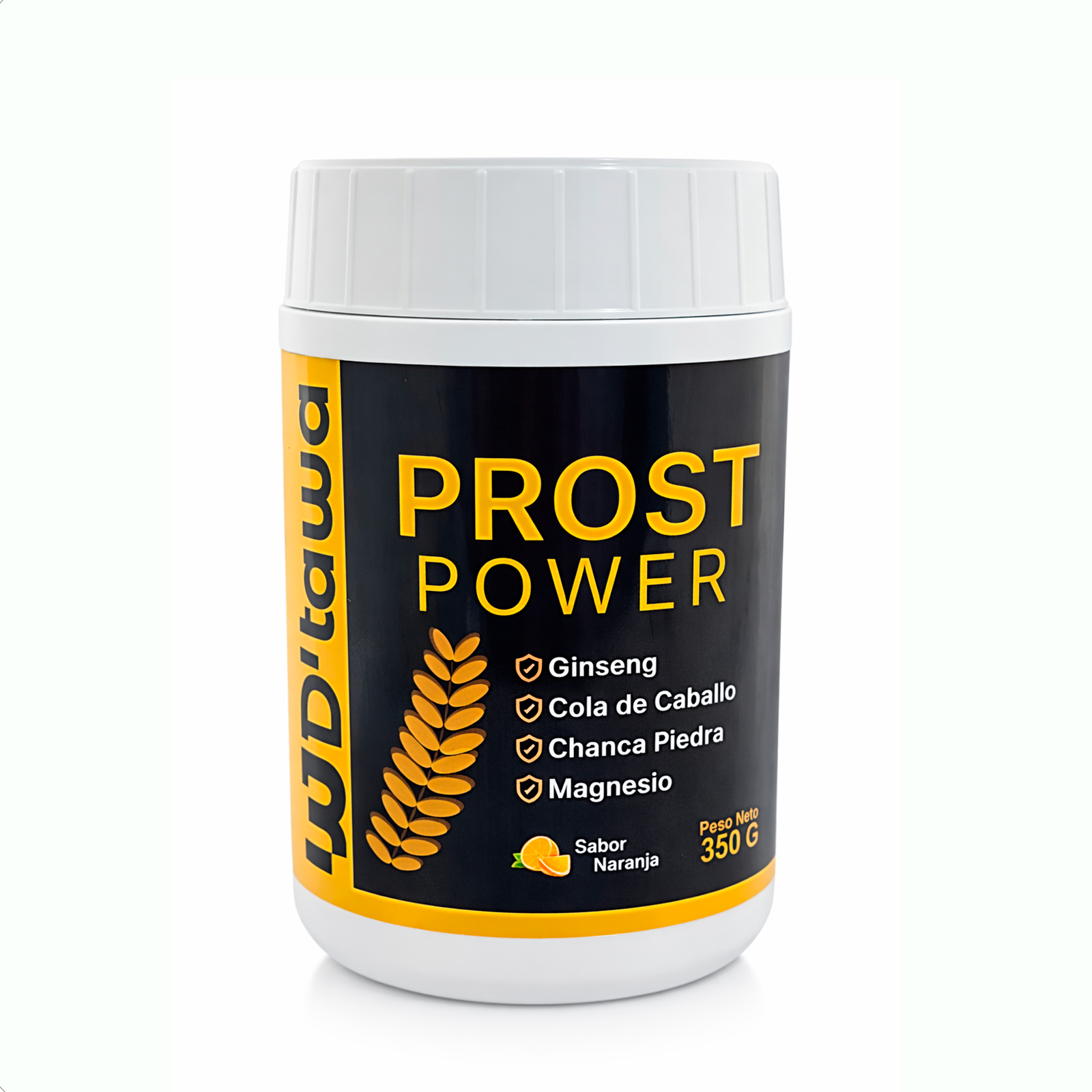 PROST POWER 350g – Salud Prostática y Urinaria – Sabor Naranja