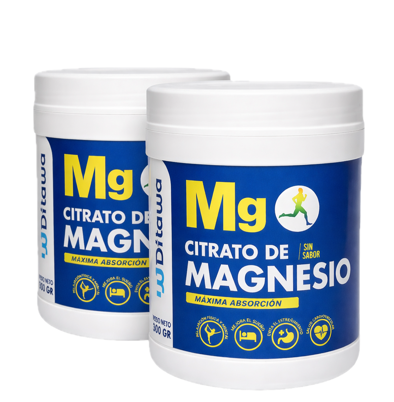 CITRATO DE MAGNESIO 600g – Sabor Neutro